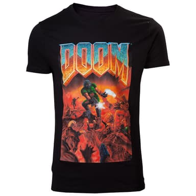 T-shirt Doom - Classic - sort (XXL)