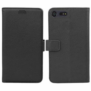 Wallet 2-kort til Sony Xperia X Compact (F5321)  - sort