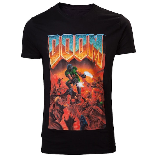 T-shirt Doom - Classic - sort (L)