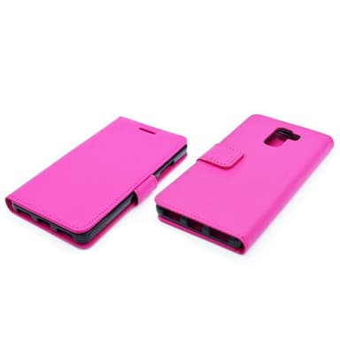 Wallet 2-kort til Huawei Honor 7 (PLK-L01)  - lyserød
