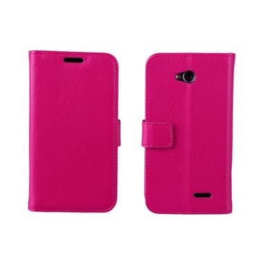 Wallet 2-kort til LG L70 / L65 (D280)  - lyserød