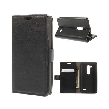 Wallet 2-kort til LG L Fino (D290N)  - sort