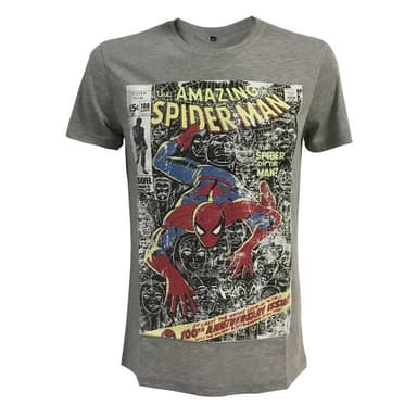 T-shirt Marvel - The Amazing Spiderman - grå (M)
