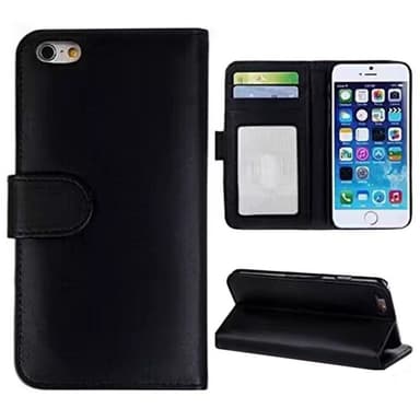 Wallet foto 3-kort Apple iPhone 6, 6S  - sort