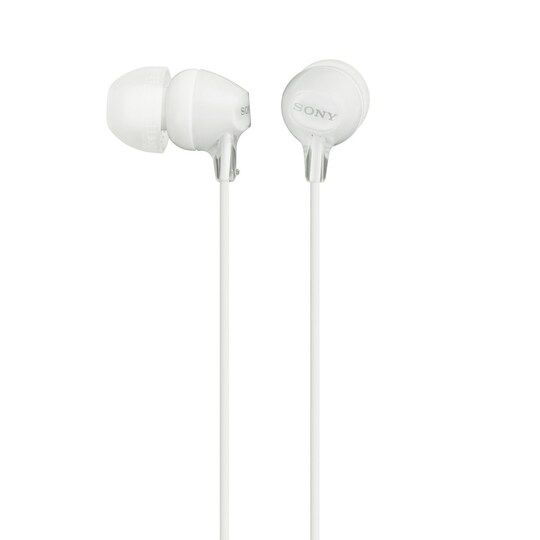 Sony in-ear hovedtelefoner MDR-EX15APW - hvid