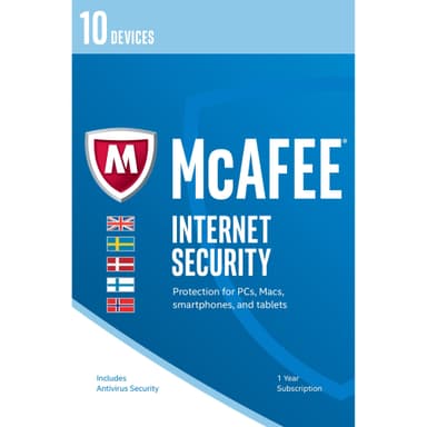 McAfee Internet Security 2017 - 10 enheder