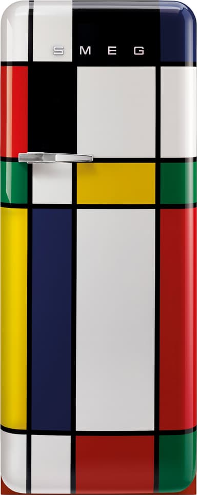 Smeg 50 s style køleskab med fryser FAB28RDMC5 (Mondrian) thumbnail