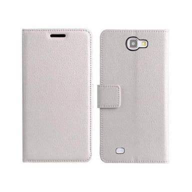 Wallet 2-kort til Samsung Galaxy Note 2 (GT-N7100)  - hvid