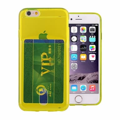 gateway vulkansk kaffe Silikone cover med slot Apple iPhone 6, 6S - gul | Elgiganten