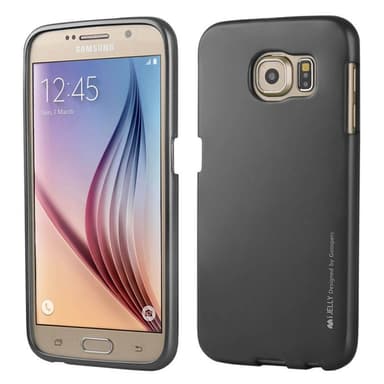 Mercury i Jelly Metal til Samsung Galaxy S6 (SM-G920F)  - sort