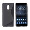 S-Line Silicone Cover til Nokia 6 (TA-1021)  - sort