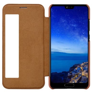 Nillkin Qin FlipCover Huawei P20 Pro (CLT-L29)  - brun