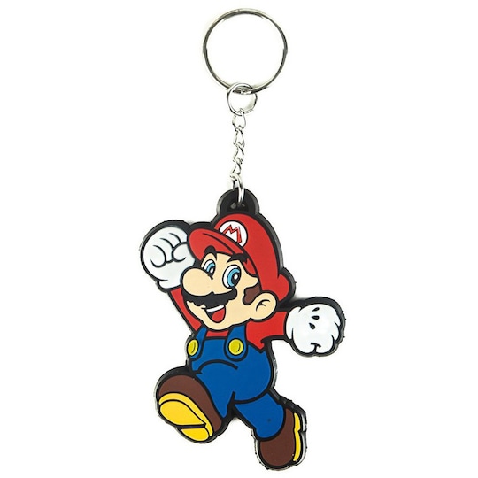 Nøglering Nintendo - Jumping Mario (gummi)