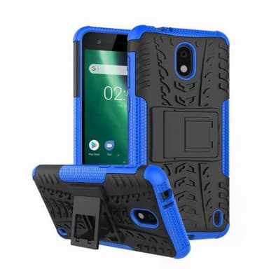Stødfast Cover med stativ Nokia 2 (TA-1035)  - blå