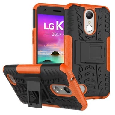 Stødfast Cover med stativ LG K10 2017 (M250)  - appelsin