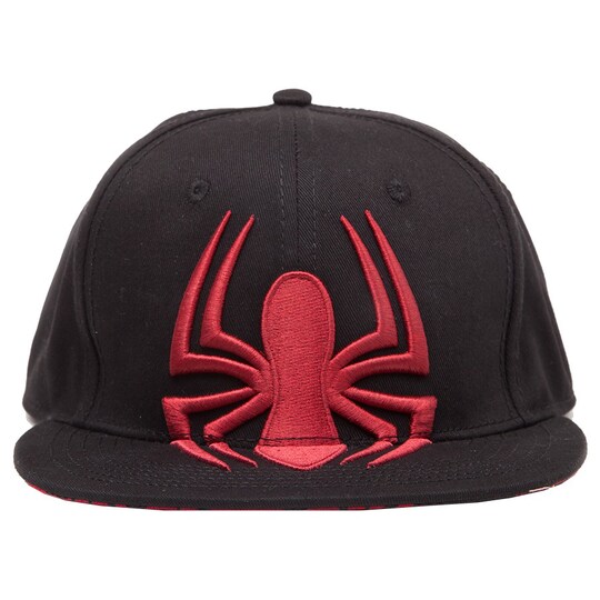 Marvel Spiderman snapback cap (sort, rød)