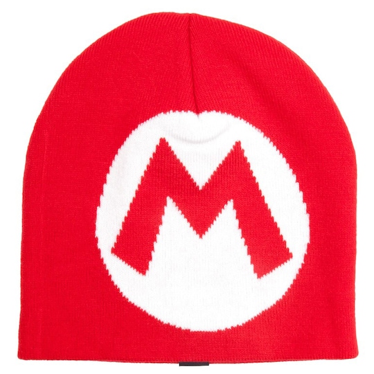 Nintendo Mario logo beanie hue (rød)