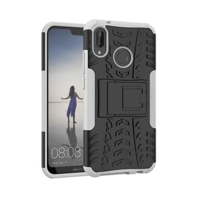 Stødfast Cover med stativ Huawei P20 Lite (ANE-LX1)  - hvid