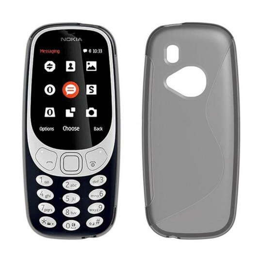 S-Line Silicone Cover til Nokia 3310 2017 (TA1008)  - Grå