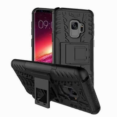 Stødfast Cover med stativ Samsung Galaxy S9 (SM-G960F)  - sort