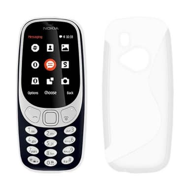 S-Line Silicone Cover til Nokia 3310 2017 (TA1008)  - hvid
