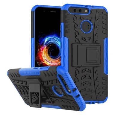 Stødfast Cover med stativ Huawei Honor 8 Pro (DUK-L09)  - blå