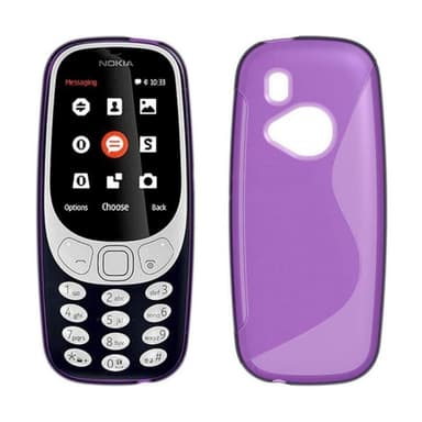 S-Line Silicone Cover til Nokia 3310 2017 (TA1008)  - lilla