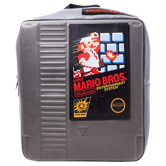 Nintendo Original SNES Cartridge rygsæk (grå)