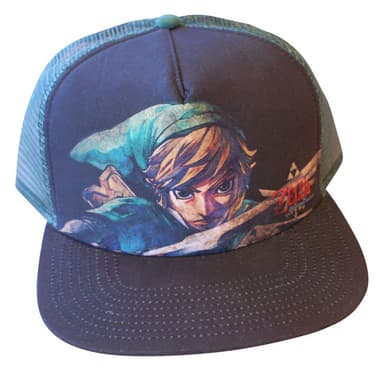 Zelda - Trucker snapback cap (blå)