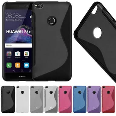 S-Line Silicone Cover til Huawei P8 Lite 2017 / Honor 8 Lite  - Grå
