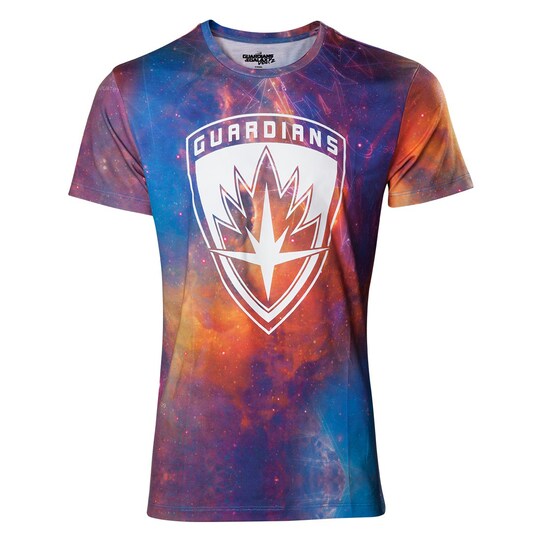 T-shirt Guardians of the Galaxy logo - multifarvet (L)