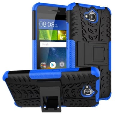 Stødfast Cover med stativ Huawei Y6 Pro (TIT-L01)  - blå