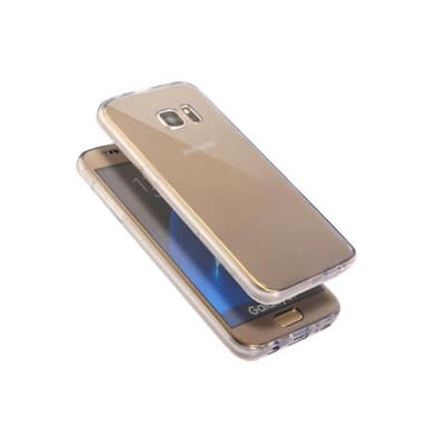 360° 2-delt silicone cover Samsung Galaxy S7 Edge (SM-G935F)  - Grå