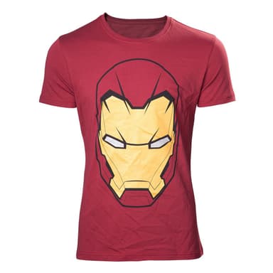 T-shirt Marvel - Iron Man Head - rød (XXL)