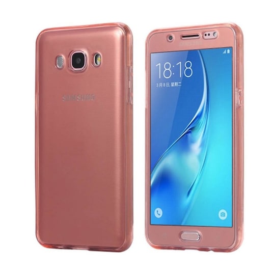 360° 2-delt silicone cover Samsung Galaxy J5 2016 (SM-J510F)  - lyser