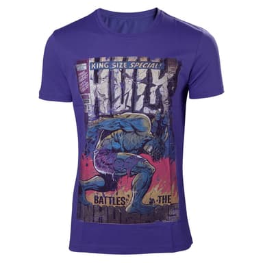 T-shirt Marvel - Hulk - lilla (S)