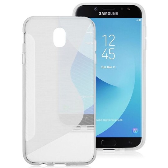 S-Line Silicone Cover til Samsung Galaxy J7 2017 (SM-J730F)  - gennems