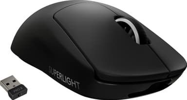 Logitech G Pro X Superlight trådløs gaming mus (sort)