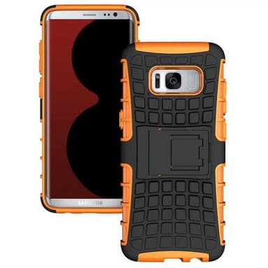 Stødfast Cover med stativ Samsung Galaxy S8 (SM-G950F) - appelsin