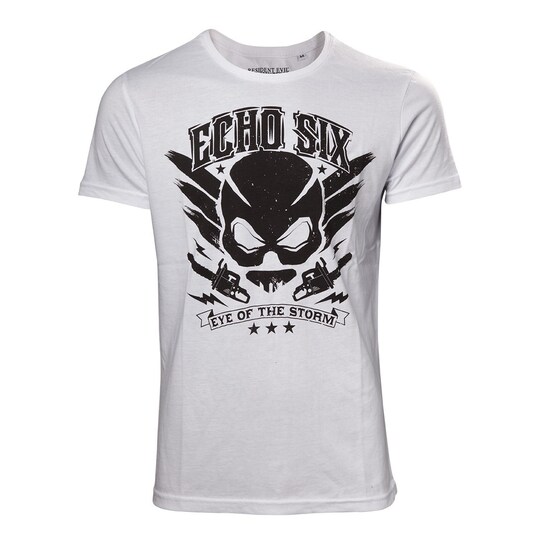 T-shirt Resident Evil - Echo Six - hvid (XXL)
