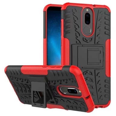Stødfast Cover med stativ Huawei Mate 10 Lite (RNE-L21)  - rød