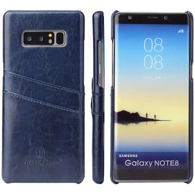 Retro Cover 2-kort Samsung Galaxy Note 8 (SM-N950F)  - blå