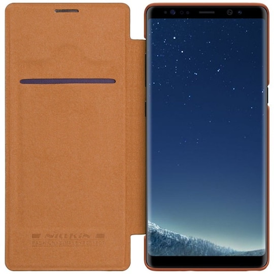 Nillkin Qin FlipCover Samsung Galaxy Note 8 (SM-N950F)  - brun