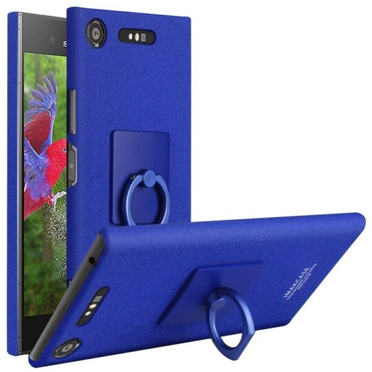 IMAK Ring Cover til Sony Xperia XZ1 (G8341)  - blå