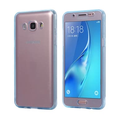 360° 2-delt silicone cover Samsung Galaxy J1 2016 (SM-J120F) - blå