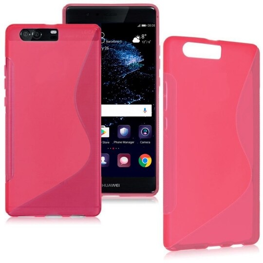 S-Line Silicone Cover til Huawei P10 (VTR-L29)  - lyserød