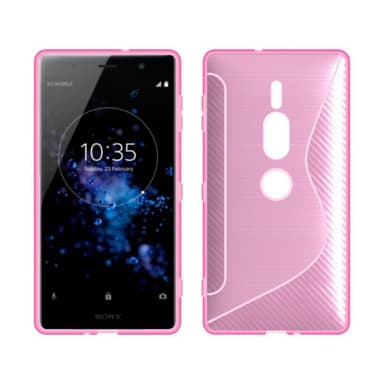 S-Line Silicone Cover til Sony Xperia XZ2 Premium (H8166)  - lyserød