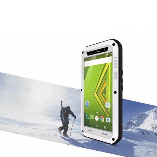 LOVE MEI Powerful Motorola Moto X Play (XT1563)  - hvid