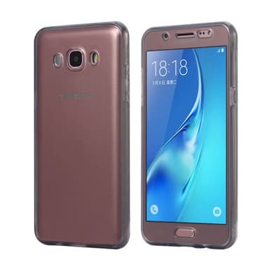 360° 2-delt silicone cover Samsung Galaxy J5 2016 (SM-J510F)  - Grå