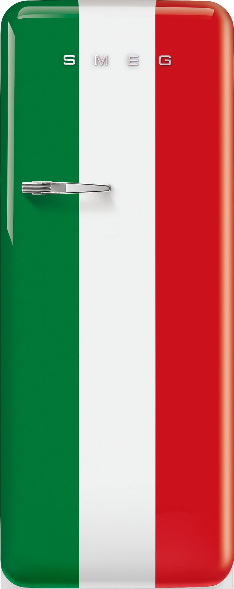 Smeg 50 s style køleskab med fryser FAB28RDIT5 (Italiensk flag) thumbnail